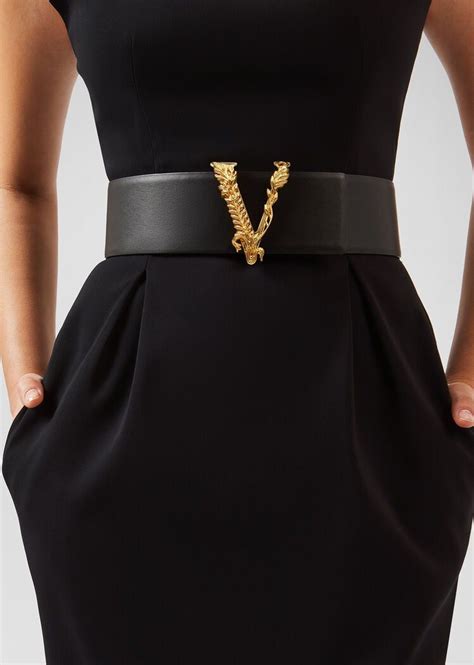 versace collection belt|versace ladies belt.